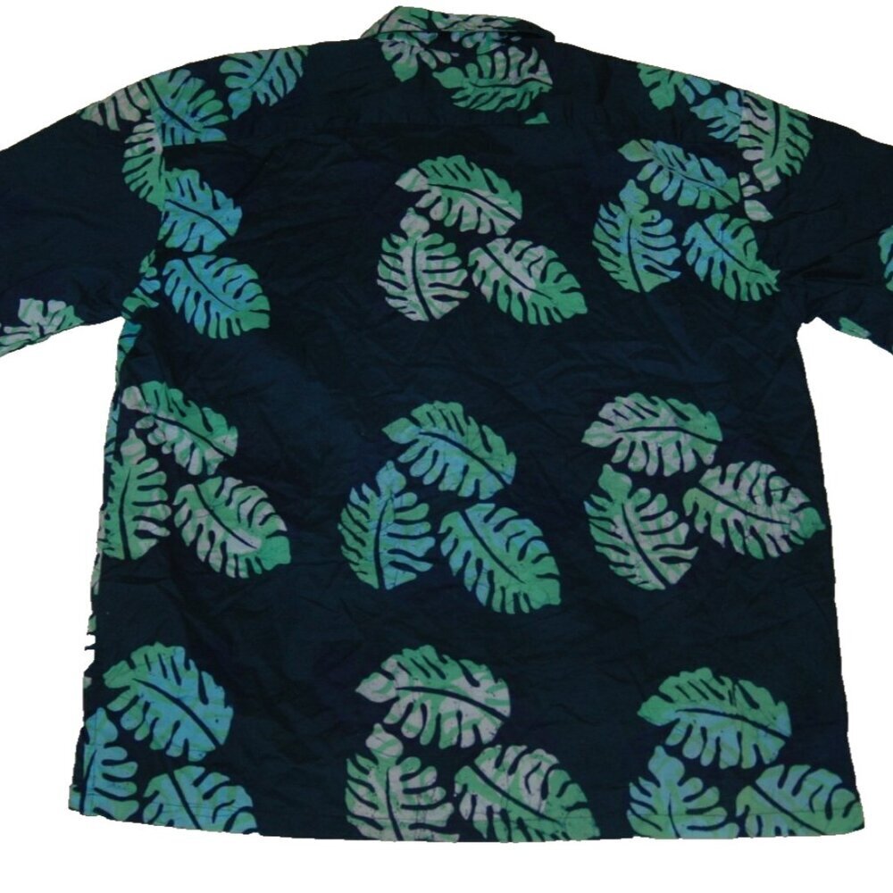 Caribelle Batik Men's Shirt L Hawaiian Caribbean Tropical Vintage - Picture 6 of 7